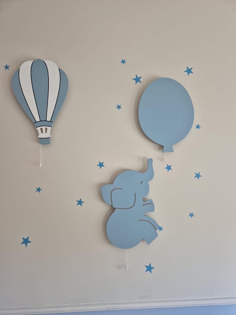 Wandlampjes, Huis en Inrichting, Lampen | Wandlampen, Ophalen, Zo goed als nieuw, Hout