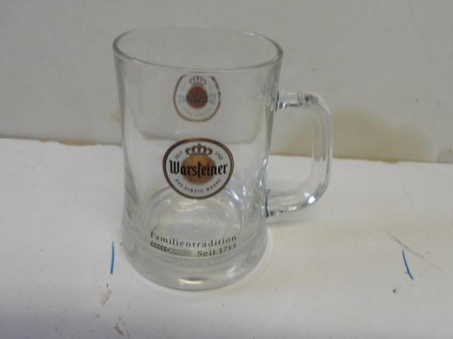 Warsteiner bier pul (nr.3) glazen, Ophalen of Verzenden, Nieuw, Pul(len), Overige merken