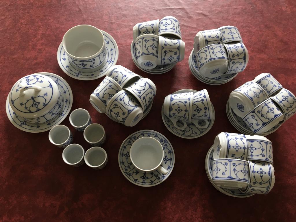 Jager Blau Saks servies, Ophalen of Verzenden, Gebruikt, Porselein, Overige stijlen