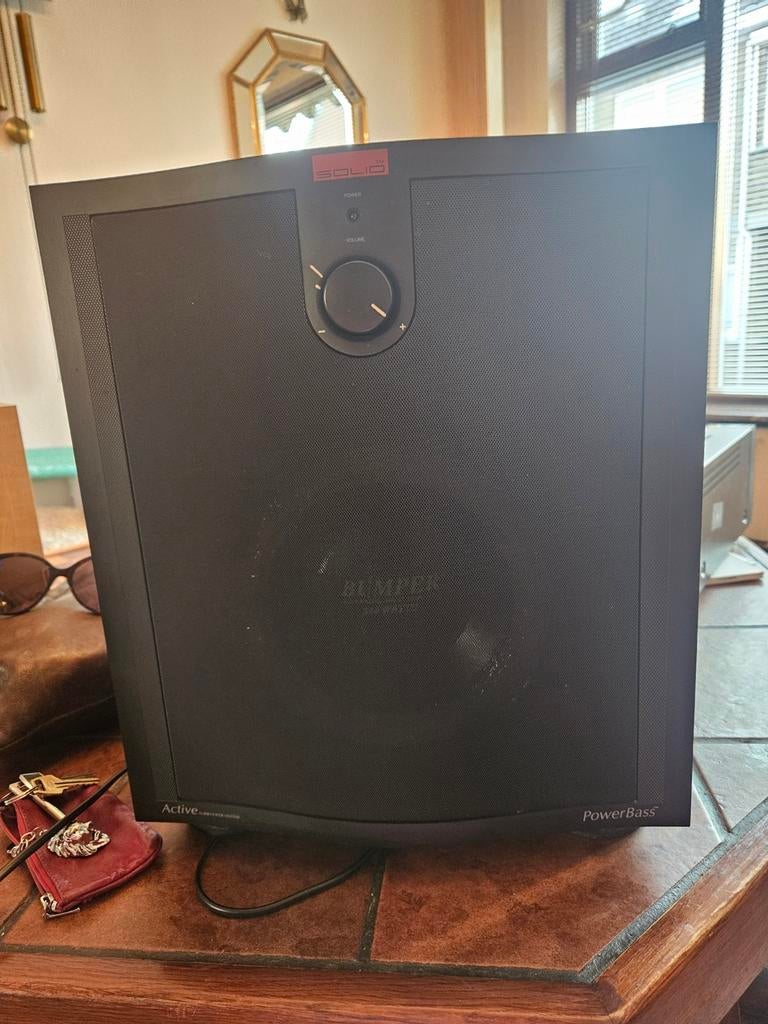 Solid Active PowerBass Subwoofer – Actieve Sub – Goede Bas, Audio, Tv en Foto, Luidsprekers, Gebruikt, 120 watt of meer, Overige merken