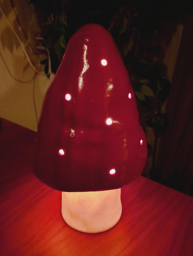 Vintage paddestoel Heico Germany lamp, Ophalen of Verzenden