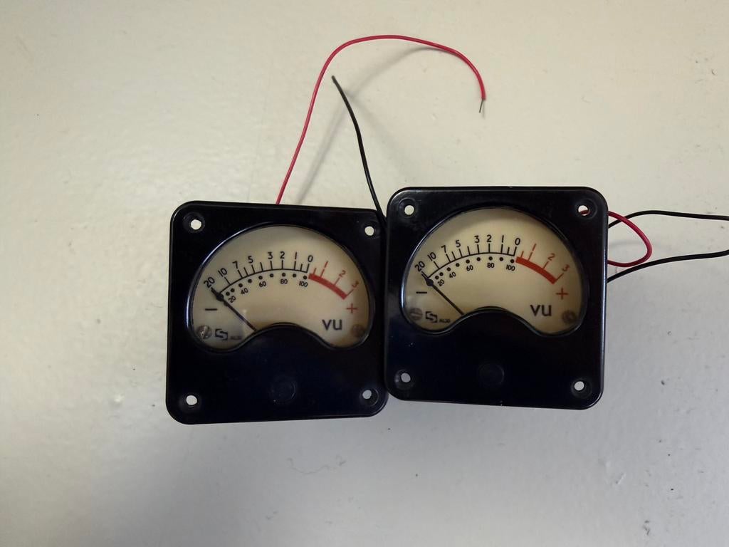 SIFAM vintage VU meters nieuw!, Hobby en Vrije tijd, Elektronica-componenten, Nieuw, Ophalen of Verzenden