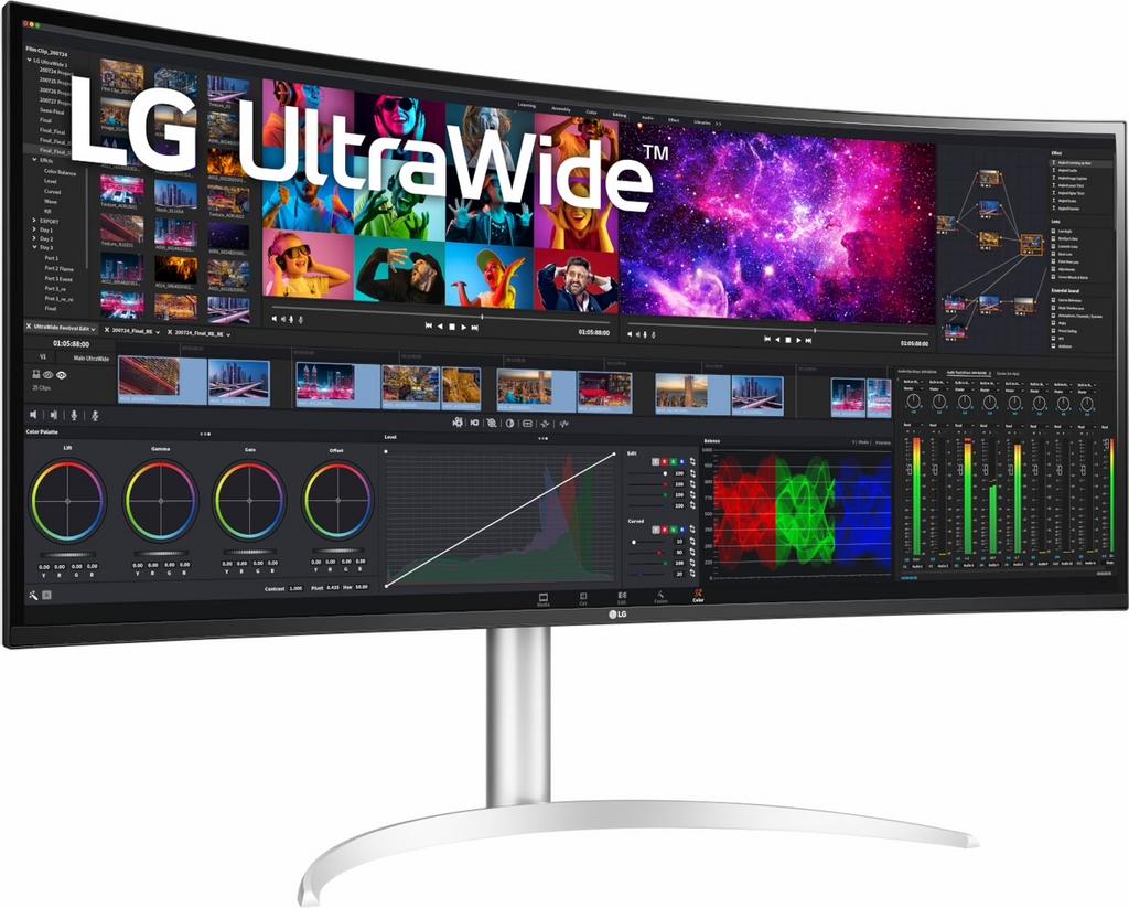 LG 40WP95C UltraWide Curved Monitor - 5120x2160 Nano IPS, IPS, Curved, Ophalen of Verzenden, Zo goed als nieuw