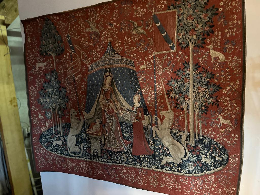 Gobelin wandkleden, wandkleed, gobelin., Ophalen of Verzenden