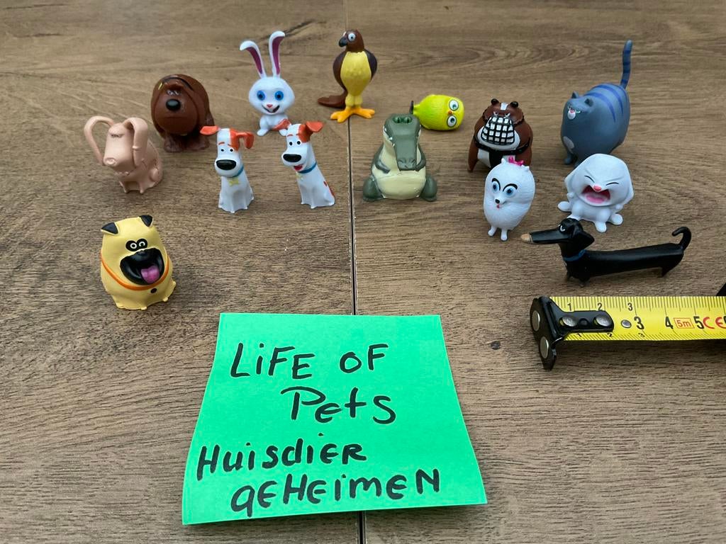 14 nieuwe Disney Secret Life of Pets poppetjes in 1 koop, Ophalen, Nieuw, Beeldje of Figuurtje