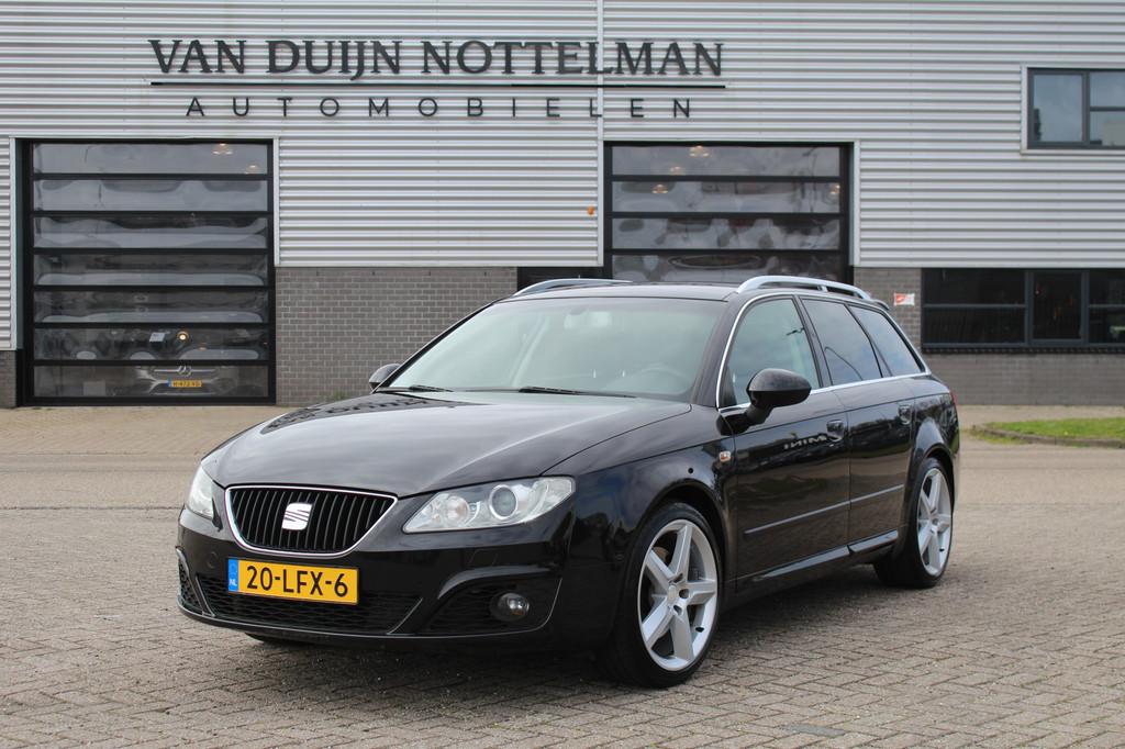 SEAT Exeo ST 1.8 Sport / Leer / Clima / Stoelverwarming / N., Voorwielaandrijving, Euro 5, Gebruikt, Zwart