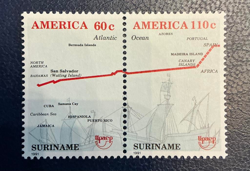 Te koop Suriname 703,04 postfris blok, Ophalen of Verzenden, Postfris