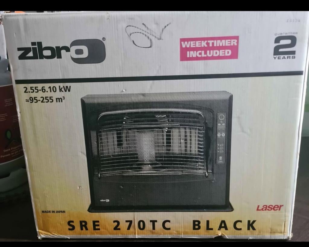 Zibro laser petroleum kachel SRE TC 270 ZGAN, Ophalen, Zo goed als nieuw, Inbouw