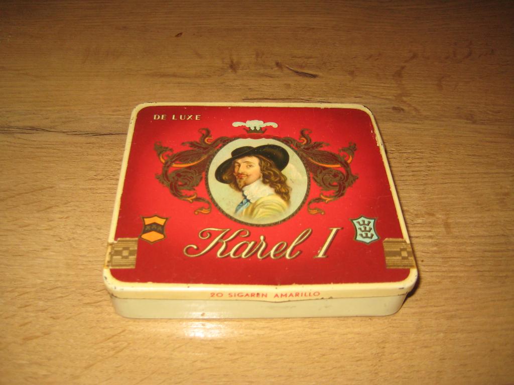 sigaren blik karel I de luxe, Verzamelen, Ophalen of Verzenden, Zo goed als nieuw, Overige