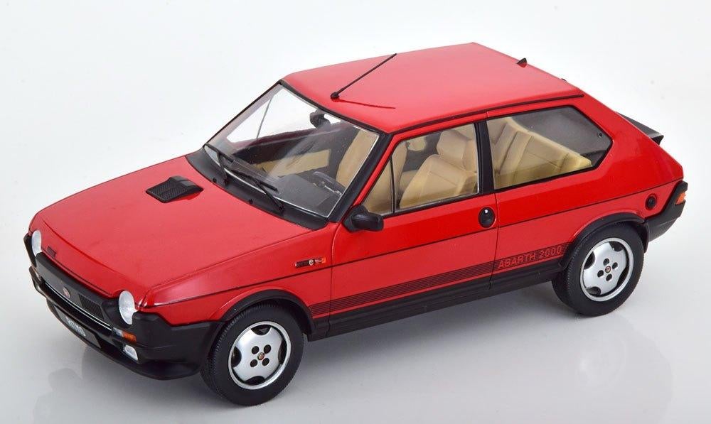 Fiat Ritmo TC 125 Abarth 1980, Rood, 1/18, MCG, Hobby en Vrije tijd, Modelauto's | 1:18, Overige merken, MCG, Auto, .
