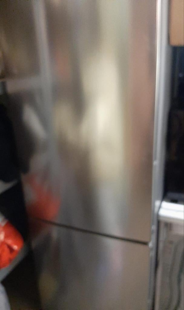 Candy Koelkast met vriesvak - RVS look, 150 tot 200 liter, Gebruikt, Met aparte vriezer, Ophalen of Verzenden