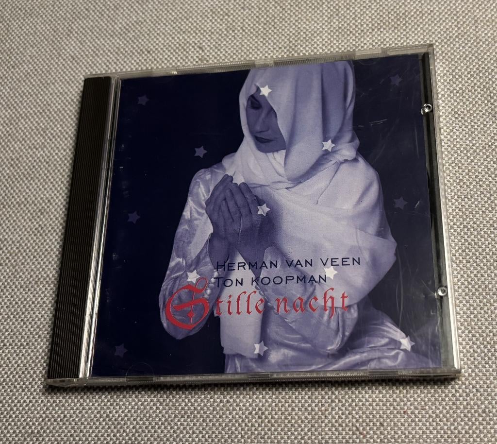Herman van Veen Ton Koopman, Stille Nacht (CD), Cd's en Dvd's, Ophalen of Verzenden, Zo goed als nieuw, Nederlandstalig