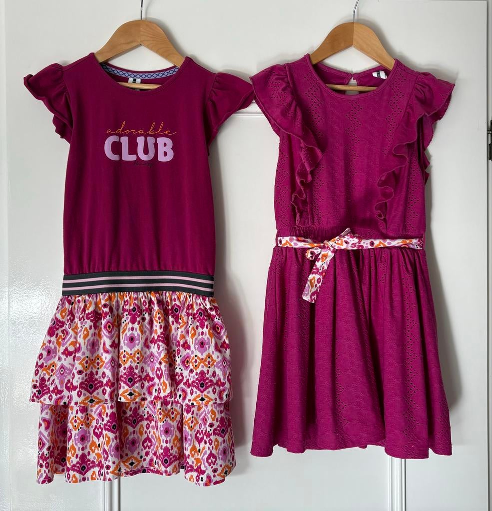 Bnosy jurkjes maat 134, Kinderen en Baby's, Kinderkleding | Maat 134, Ophalen of Verzenden, Zo goed als nieuw, Meisje, Jurk of Rok