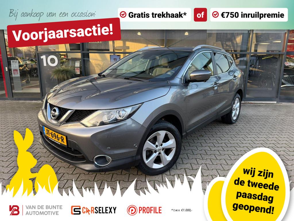 Nissan Qashqai 1.6 Tekna 17" *Trekhaak & Stoelverwarming*, Voorwielaandrijving, 1618 cc, Gebruikt, 4 cilinders