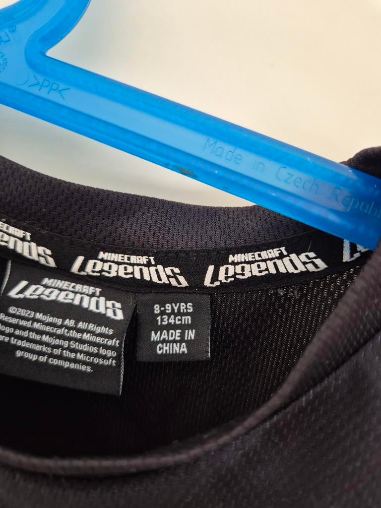 Minecraft Legends T-shirt maat 134, Gebruikt, Jongen of Meisje, Minecraft, Ophalen of Verzenden