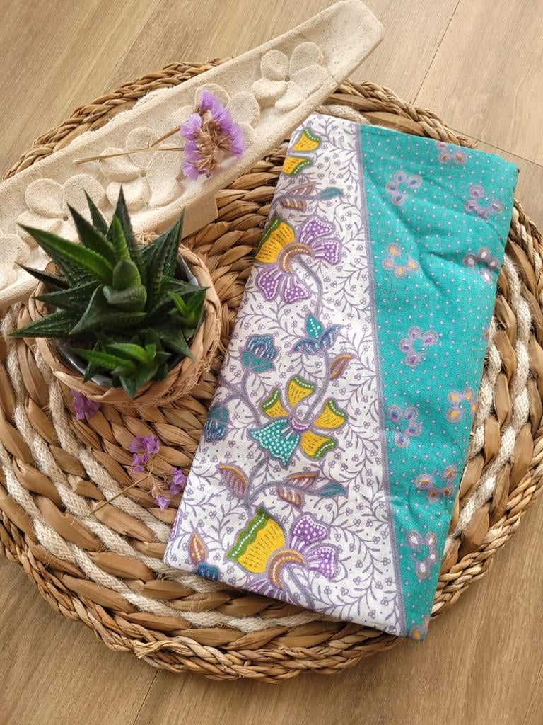 Batik Sarong/ lap/ stof Pastel Indonesië #1775, Verzenden, Nieuw, 30 tot 120 cm, Katoen