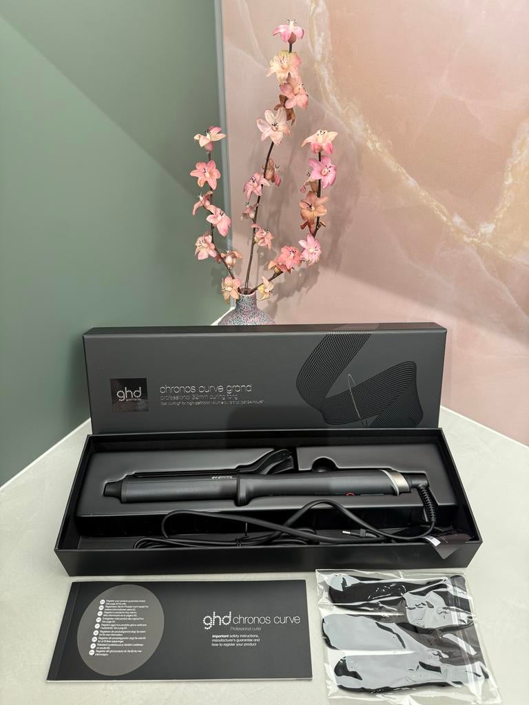 GHD Chronos Curve Grand 32mm krultang - Nieuw in doos, Ophalen of Verzenden, Nieuw, Haarverzorging