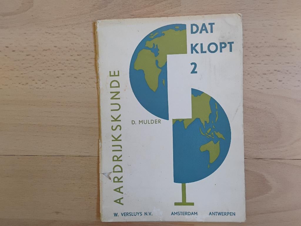 Aardrijkskunde 16 puzzeltjes Dat klopt deel 2 uit jaren 70, Boeken, Schoolboeken, Ophalen of Verzenden, Gelezen, Overige niveaus