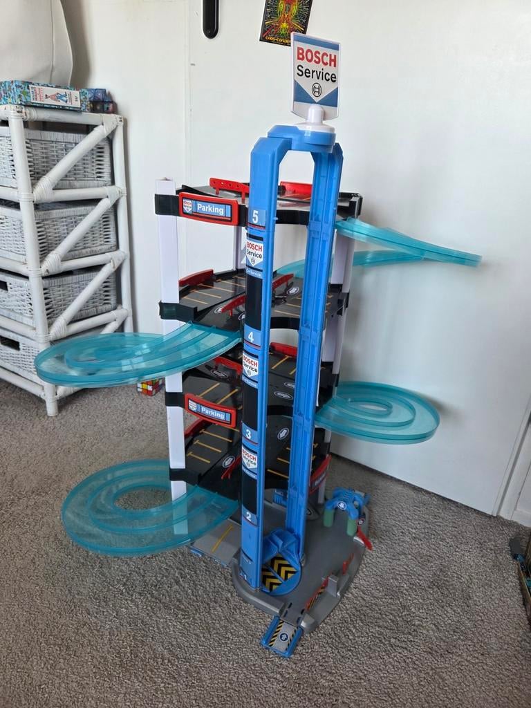 Theo Klein Bosch Car Service Auto Parkeergarage, Ophalen, Gebruikt, Jongen of Meisje