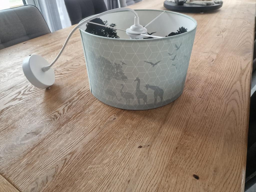 Kinder jungle lamp te koop, Ophalen, Groen, Rond