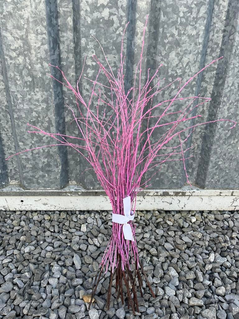 Berk / berkentakken roze 15 stuks | decoratie pasen, Ophalen of Verzenden