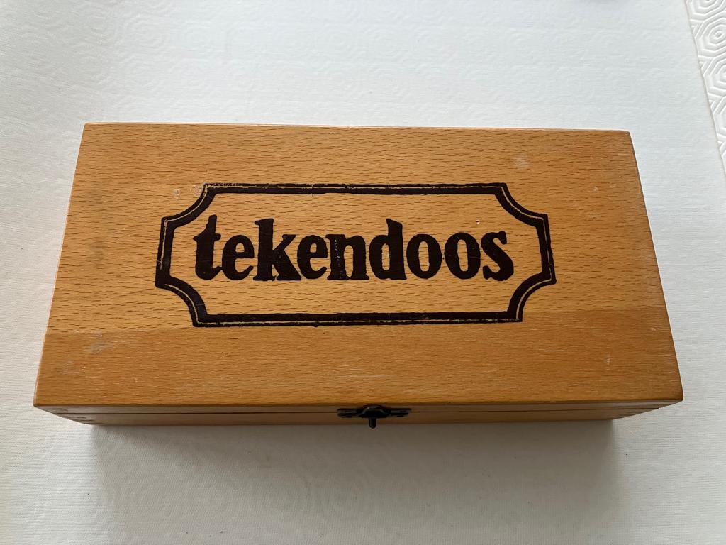 Originele Houten Tekendoos, Ophalen of Verzenden, Gebruikt, Overige typen