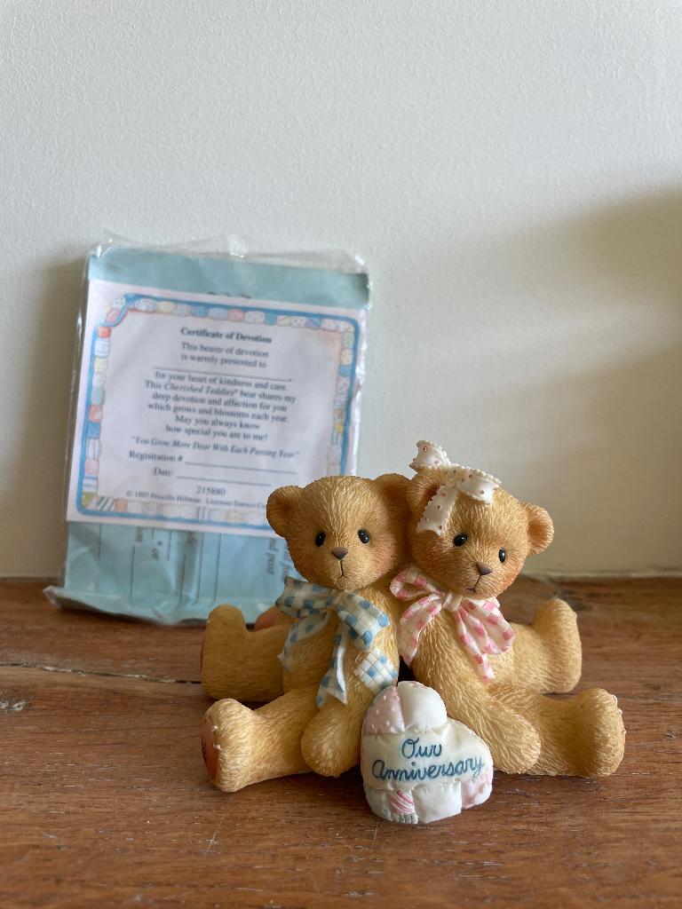 Cherished Teddies You grow...passing year 215880 1997, Ophalen of Verzenden, Nieuw, Beeldje, Cherished Teddies