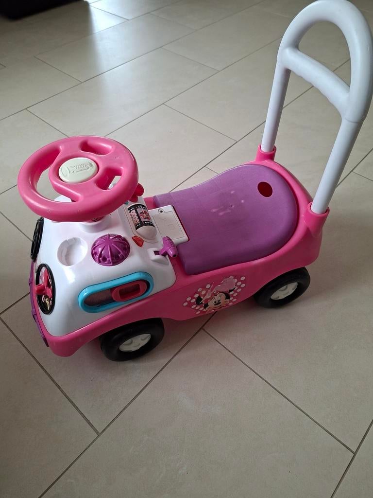 Minnie mouse Disney loopauto roze meisjes, Ophalen of Verzenden, Gebruikt