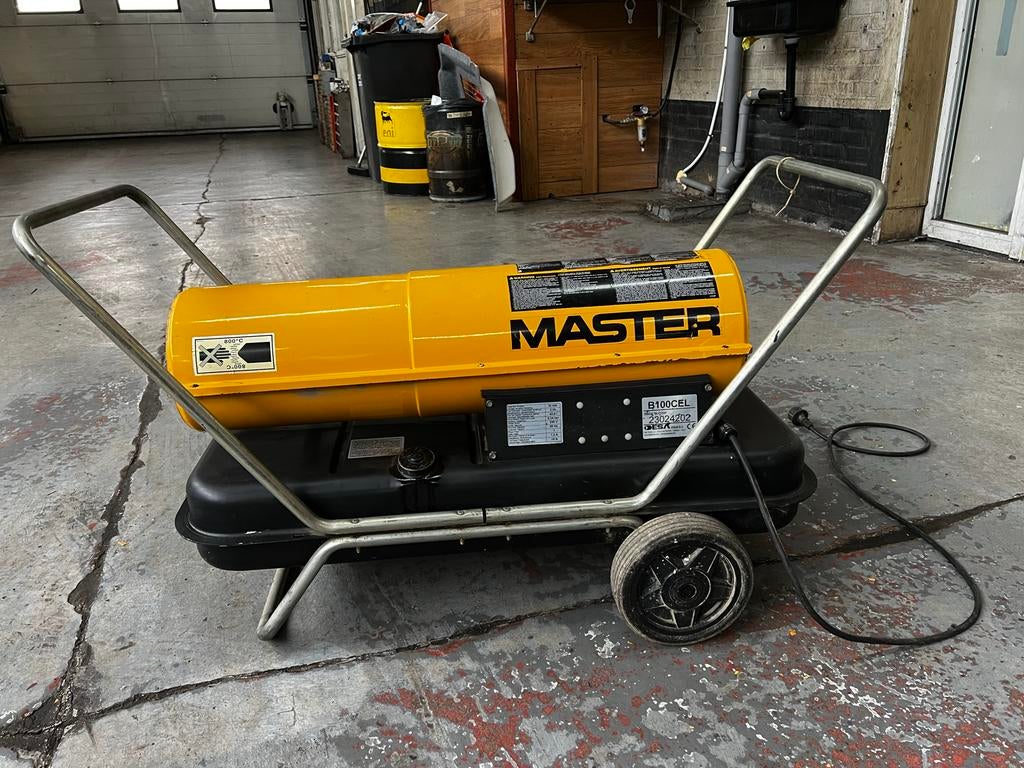 Master Heteluchtkanon B100CEL - 30kW, Doe-het-zelf en Verbouw, Verwarming en Radiatoren, Gebruikt, Overige typen, Ophalen