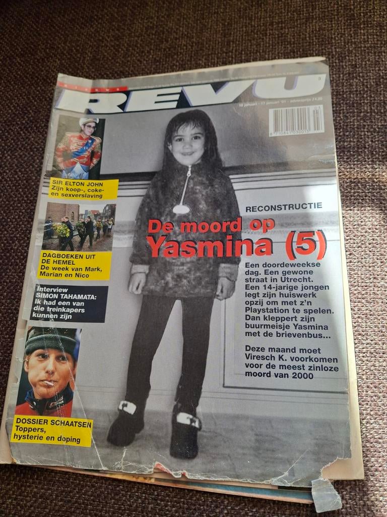 Nieuwe Revu jan 2002 De moord op Yasmina, Ophalen of Verzenden, 1980 tot heden, Tijdschrift