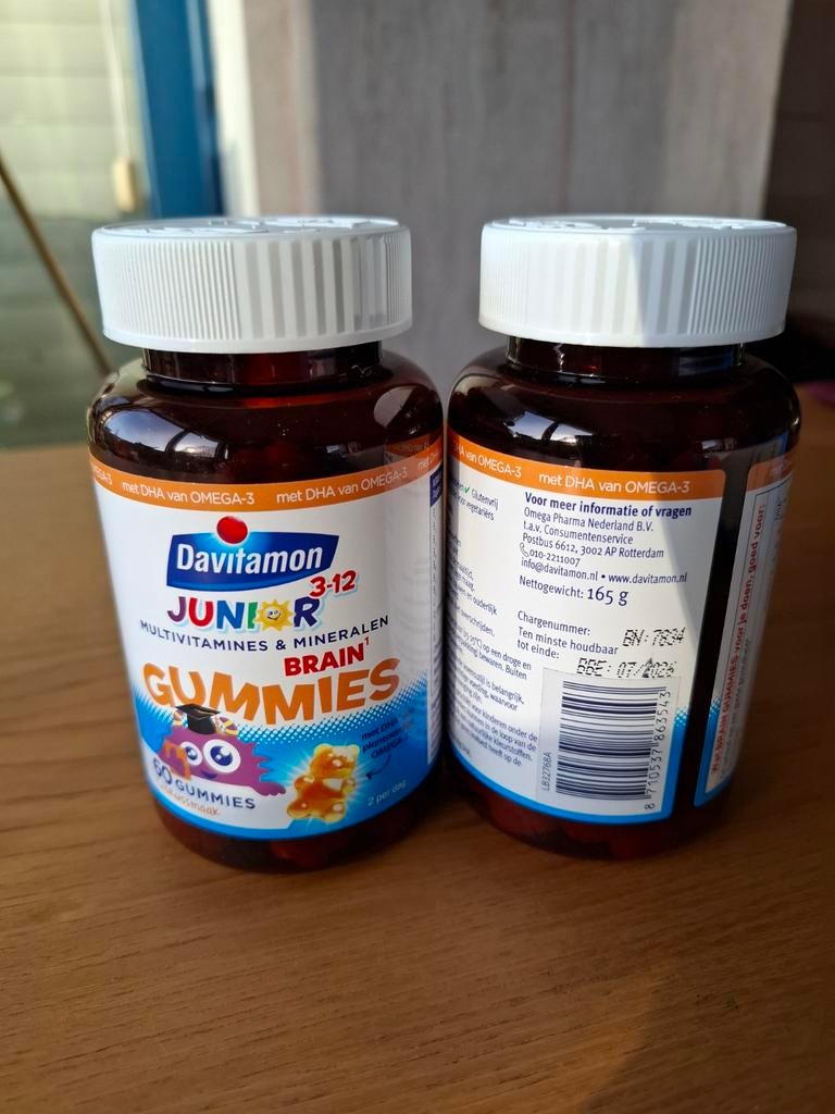 Davitamon Junior Gummies - Multivitaminen voor kinderen, Ophalen of Verzenden