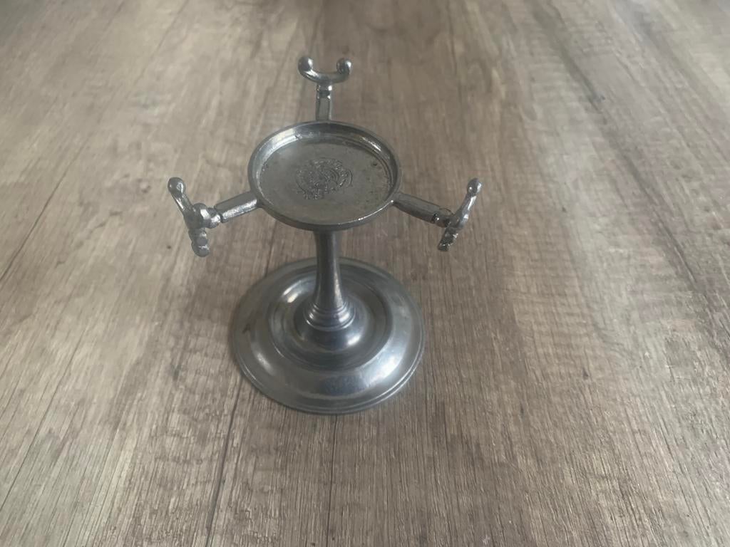 1 Vintage 94% Tinnen theelichthouder ‘t oude ambacht, Ophalen of Verzenden