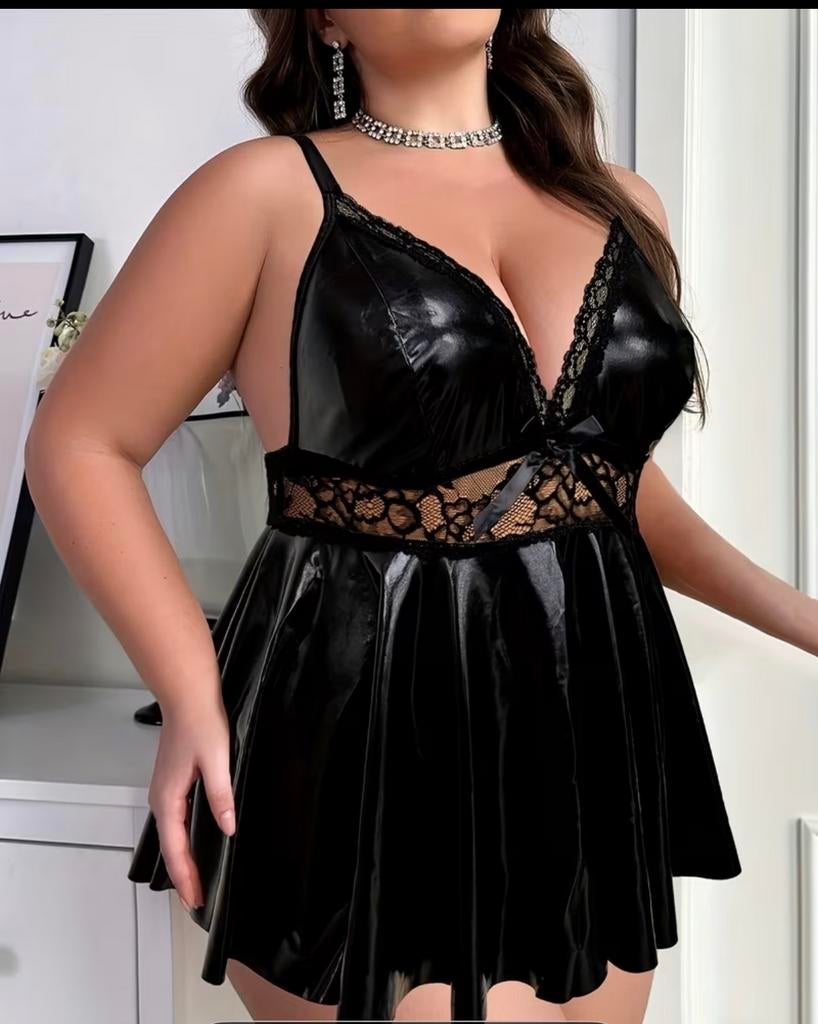 Sexy Plus Size Lingerie - Maat 50/52 - Nieuw, Verzenden, Nieuw, Zwart