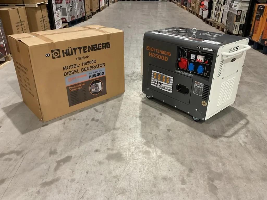 Aggregaat/generator Diesel 8500w geluidstil Nieuw Aanbieding