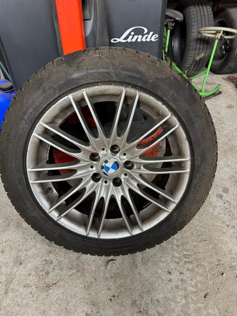 Bmw breyton velgen 225/55/18 winterbanden 3 serie 1 serie, Ophalen, 18 inch, Gebruikt, Banden en Velgen