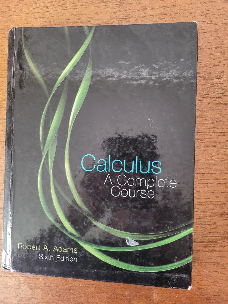 Calculus.               A complete course., Ophalen of Verzenden, Alpha, Gelezen, WO