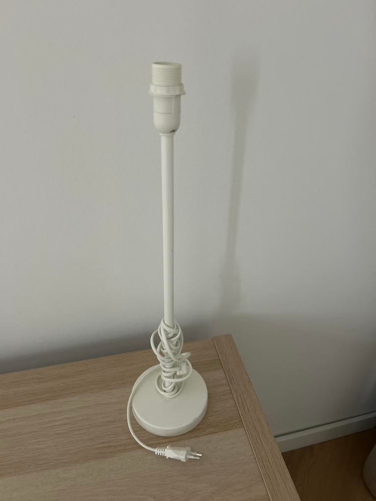 IKEA Strala lampenvoet - Wit, Ophalen of Verzenden, Gebruikt, Kunststof, Minder dan 100 cm