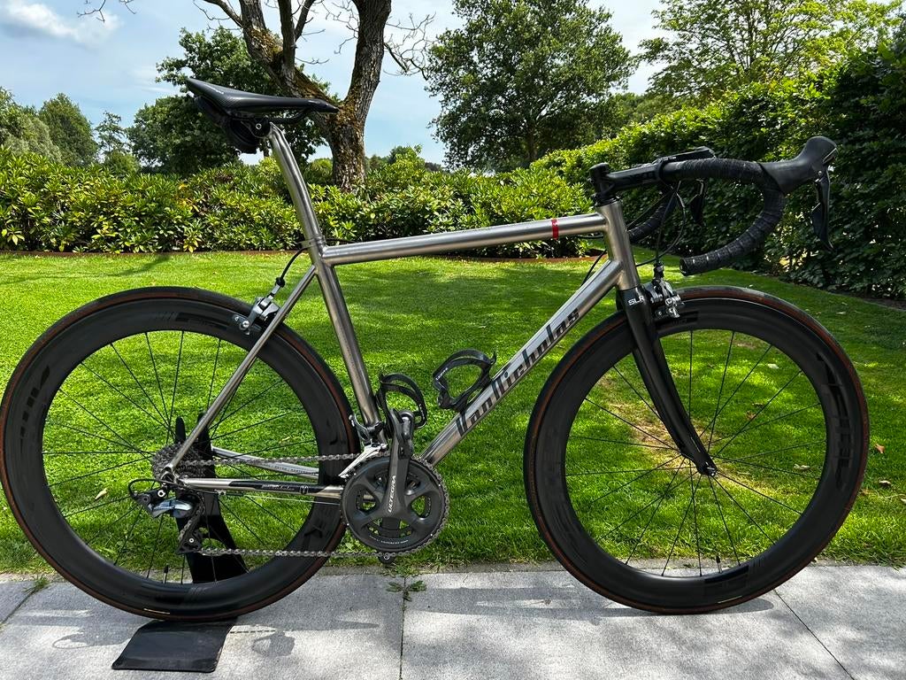 Van Nicholas Aquilo racefiets – met twee carbon wielsets, Gebruikt, 49 tot 53 cm, Meer dan 20 versnellingen, Ophalen