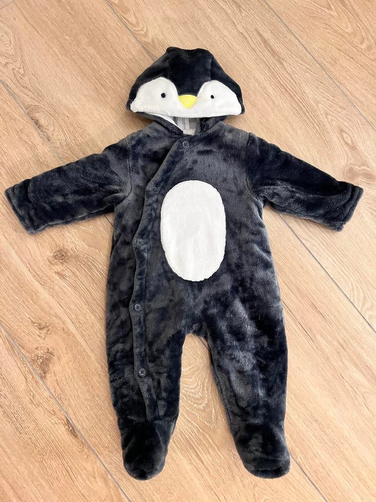 Pinguïn fleece pak maat 68, Ophalen of Verzenden, Zo goed als nieuw, Jongetje of Meisje, Pakje