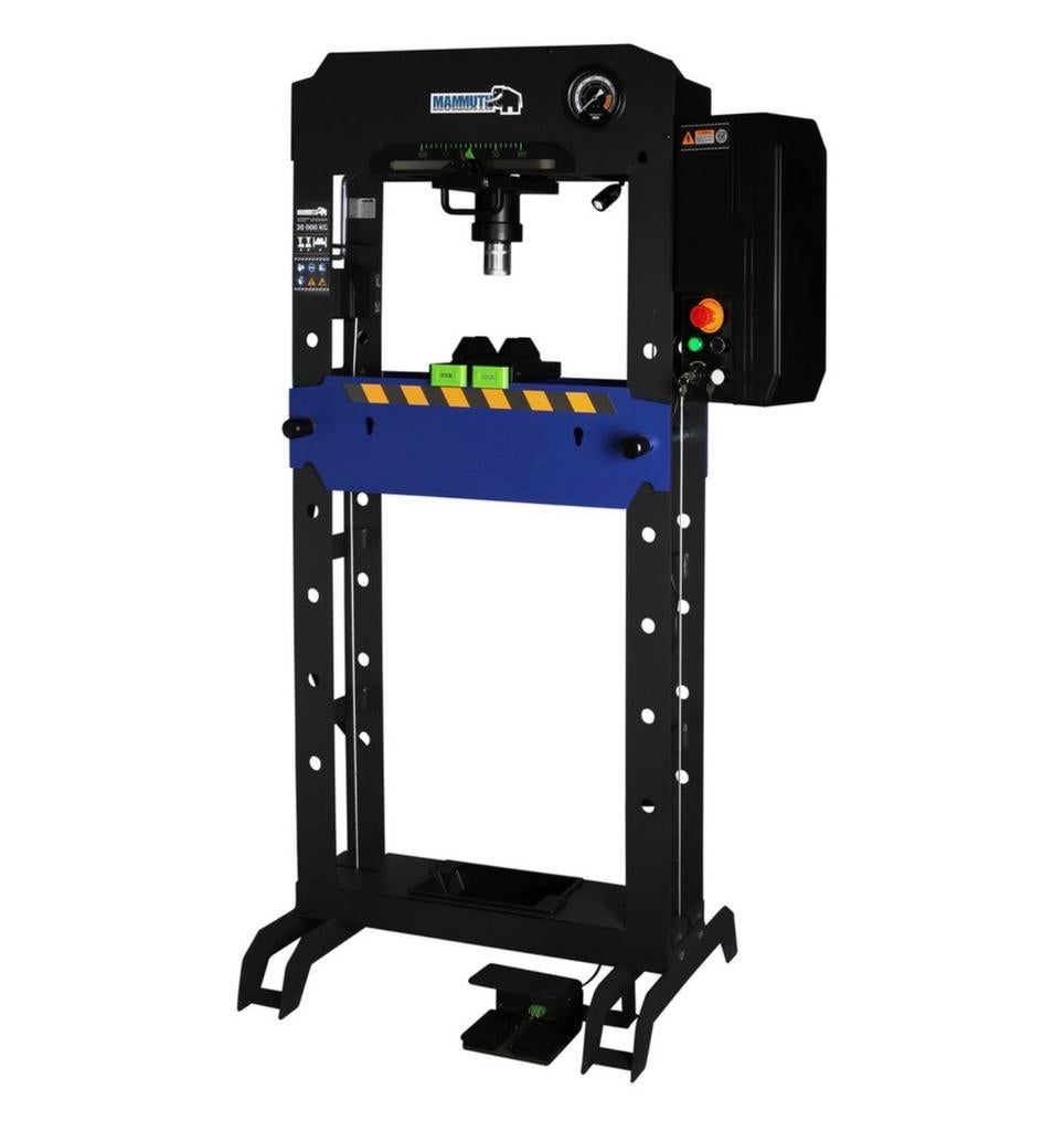 Nieuwe Mammuth Werkplaatspers 20 Ton Elektrisch, Ophalen of Verzenden, Nieuw