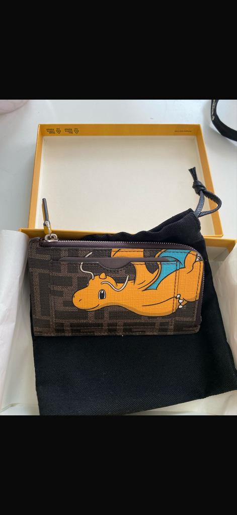 Fendi x Pokémon x fragment Portemonnee, Bruin, Nieuw, Leer, Ophalen