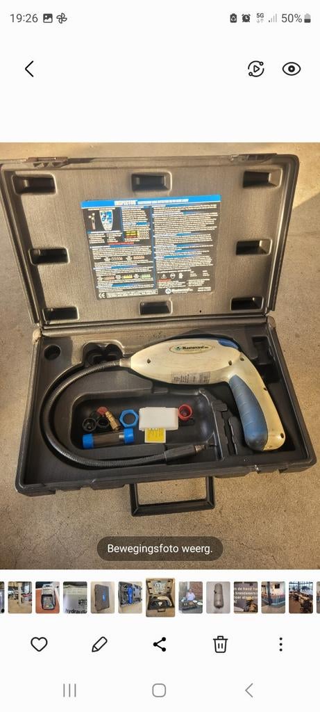 Mastercool lekdetector in koffer, Ophalen, Gebruikt, Universele onderdelen