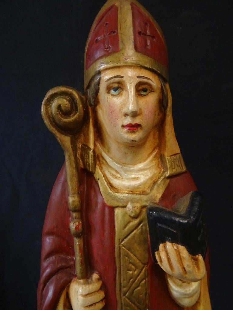 100207=Heilige Gilles, bisschop.112, Antiek en Kunst, Antiek | Religie, Ophalen of Verzenden