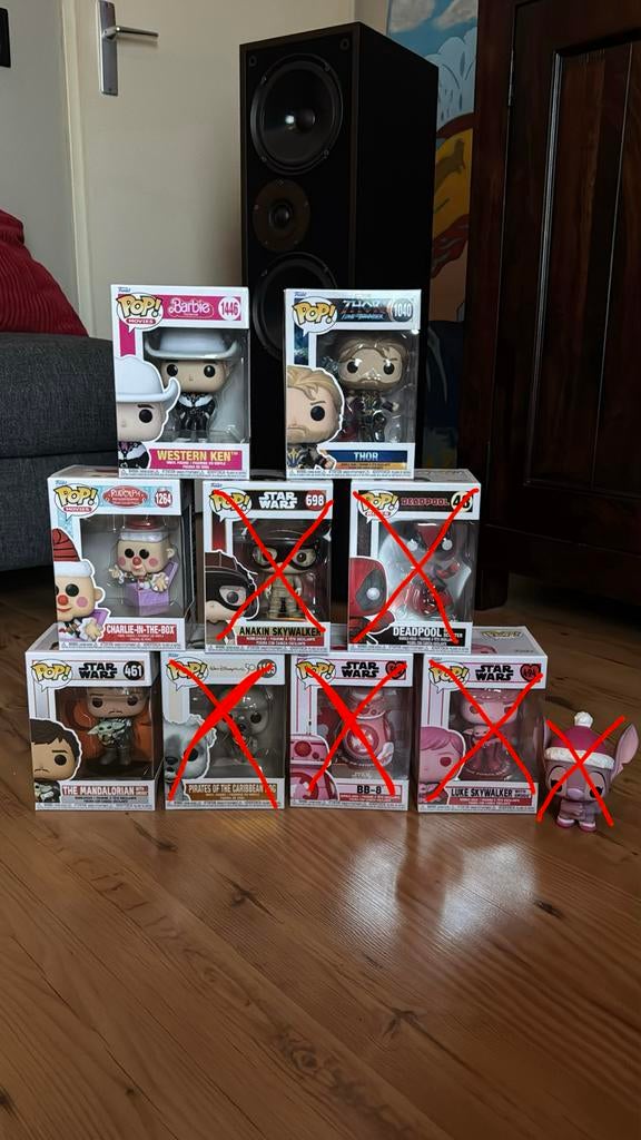 Verschillende Funko pop’s, Ophalen of Verzenden, Zo goed als nieuw