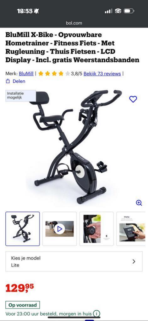 Home trainer machine, Ophalen, Zo goed als nieuw, Hometrainer