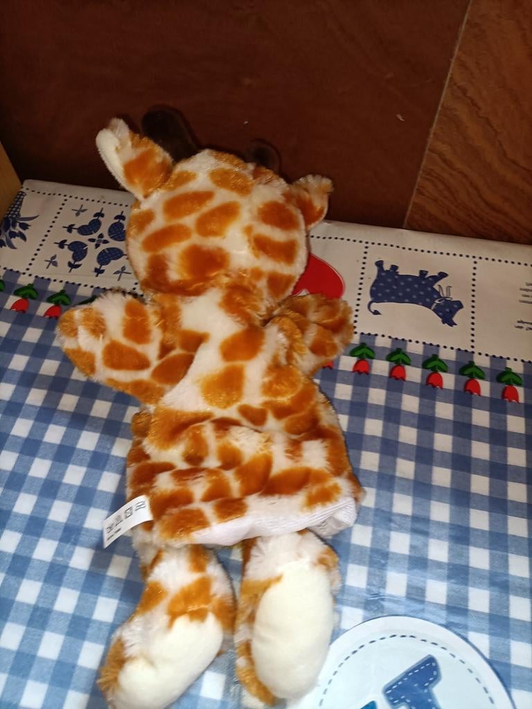 Giraffe handpop Toi-toys, Ophalen of Verzenden, Zo goed als nieuw, Overige typen