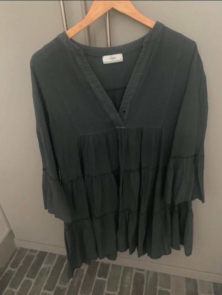 Devotion jurk grijs 36, Ophalen of Verzenden, Maat 36 (S), Grijs, Gedragen