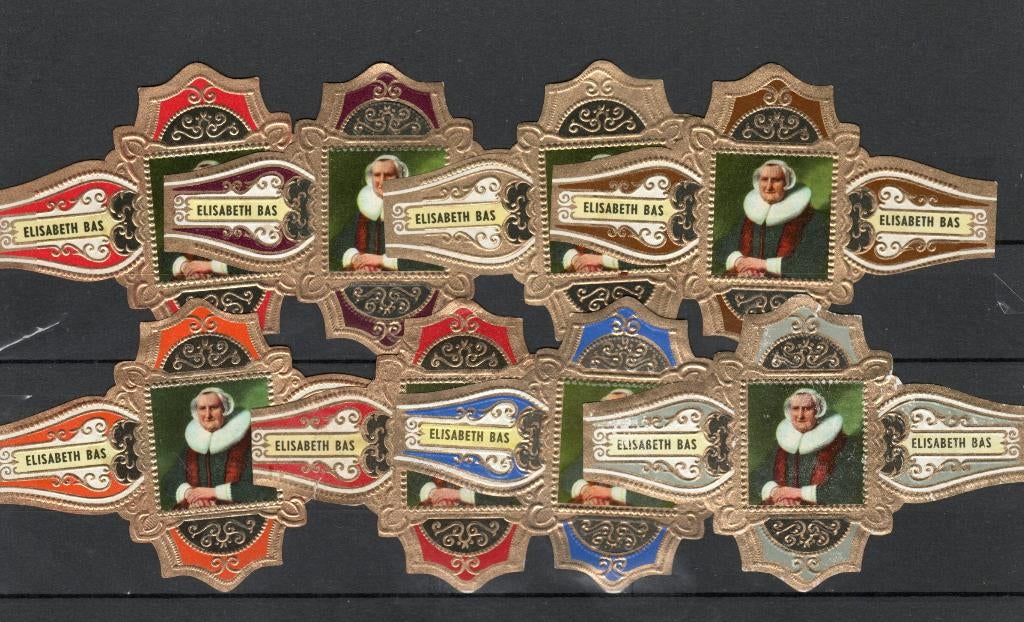 serie Elisabeth Bas 8 x, Ophalen of Verzenden, Nieuw, Sigarenbandjes