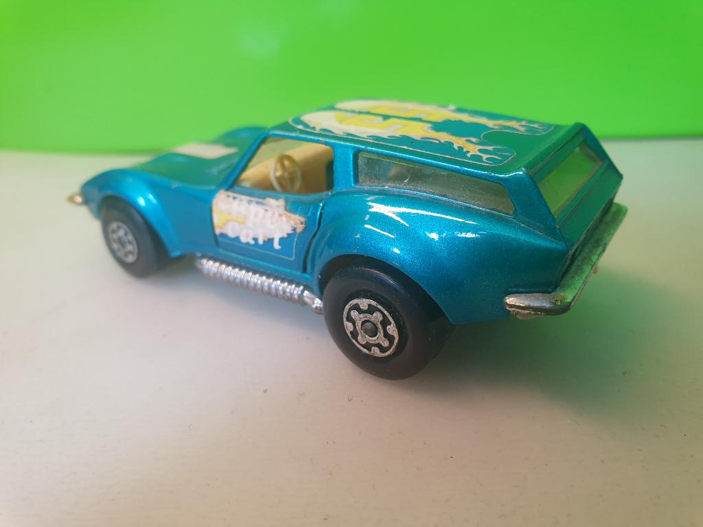 Matchbox K55 - Corvette Caper Cart [blauw] 1/40, Ophalen of Verzenden, Gebruikt, Auto