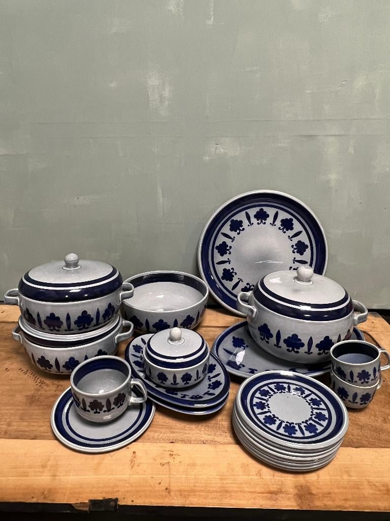 Vintage Boch Baltic servies, Gebruikt, Ophalen of Verzenden, Overige stijlen, Aardewerk